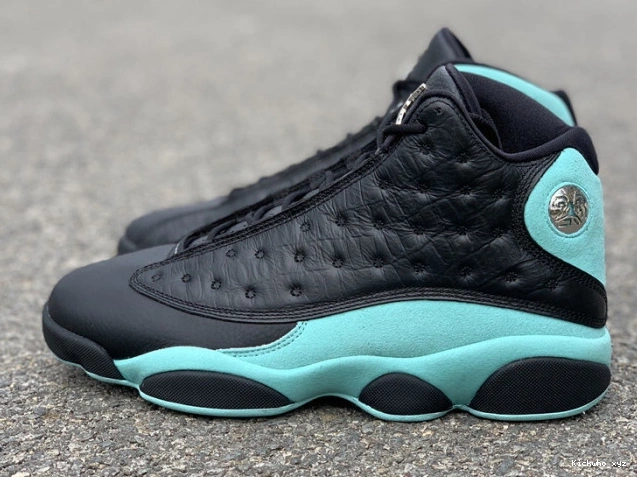 414571-030 Jordan Green 13 Black Island Retro Air 0818